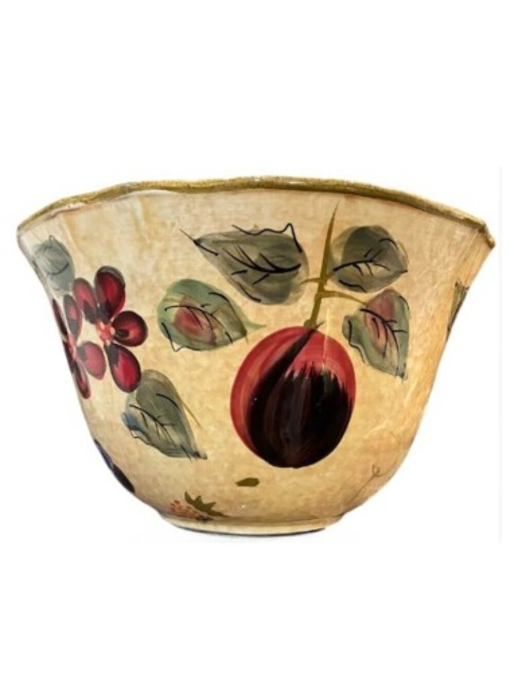 Certified Int'l Harvest Fruit Serving Mixing Bowl Raymond Waites Design EUC